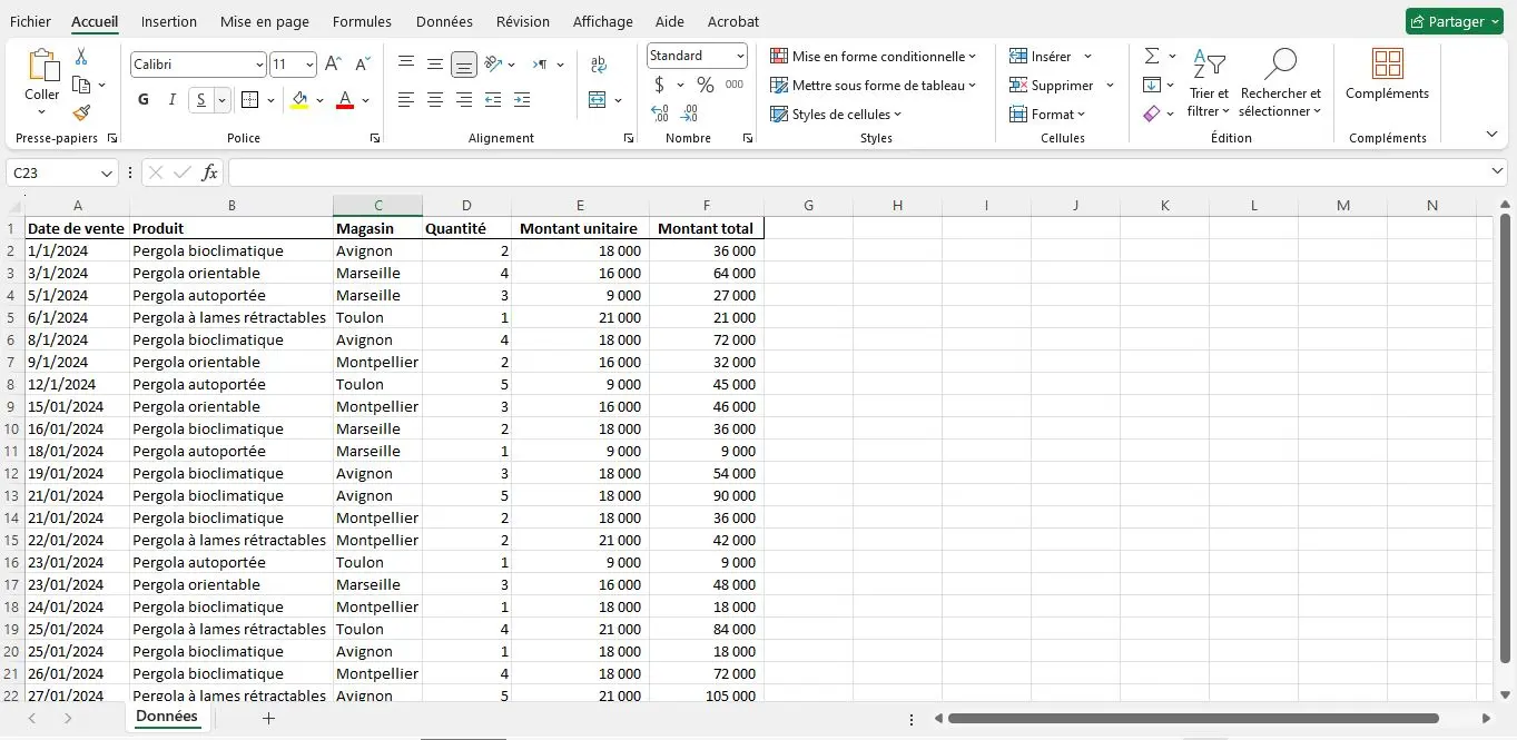 tableau croise dynamique figure 1