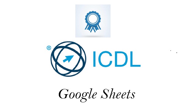 Certification ICDL Google Sheets