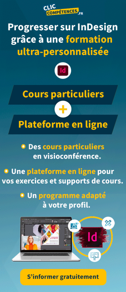 banniere formation clic competences indesign