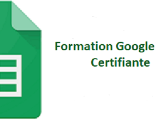 Formations Google Sheets Certifiante avec le CPF